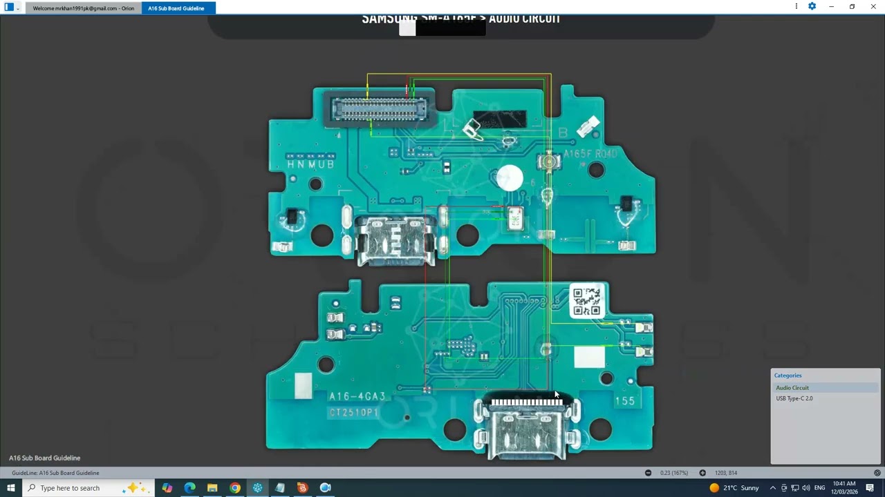 Samsung A16 Sub Board Repair | Audio & Charging Solution | SM-A165F / A166 Fix 🔧