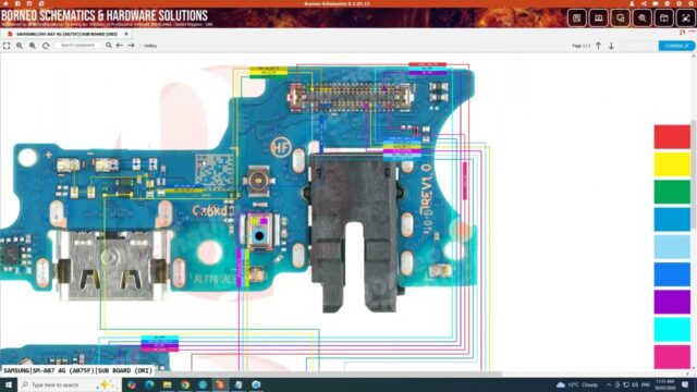 Samsung A07 Sub Board Mic Speaker Ringer Charging Solution | SM-A075
