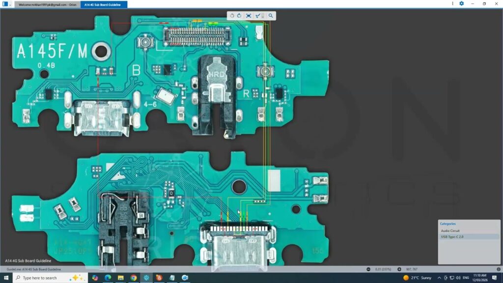Samsung A14 5G Sub Board Repair | Audio & Charging Solution | SM-A146 Fix