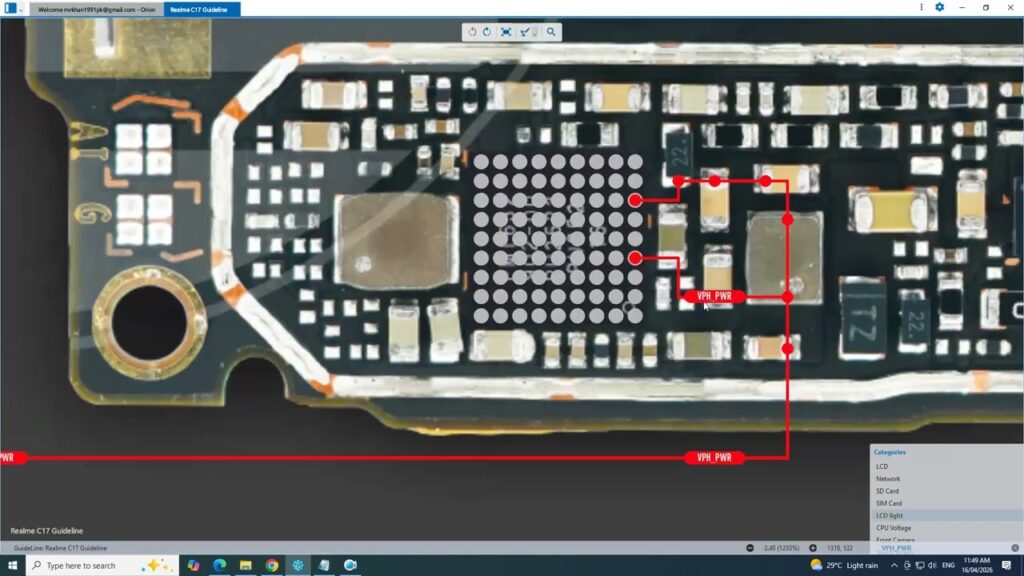 Realme C17 LCD Light Solution | Display Backlight Hardware Repair Guide