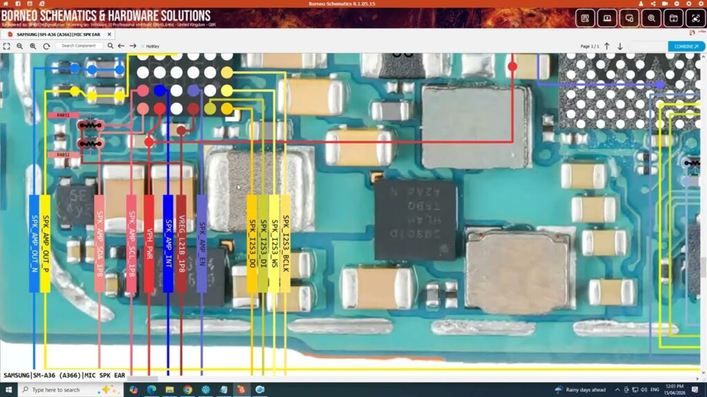 Samsung A36 Audio IC Repair Guide | Microphone & Loudspeaker Jumper Ways