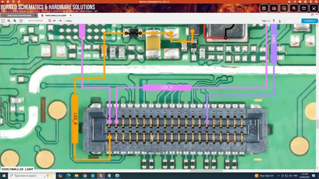 Vivo Y04s LCD Light Solution | Display Backlight IC Repair & Jumper Ways