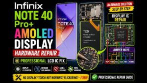 Infinix Note 40 Pro+ AMOLED Display Hardware Repair | Professional LCD IC Fix