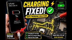 Vivo V50 Lite 4G Charging Problem Solution | USB Charging Data Ways (Hardware Fix)