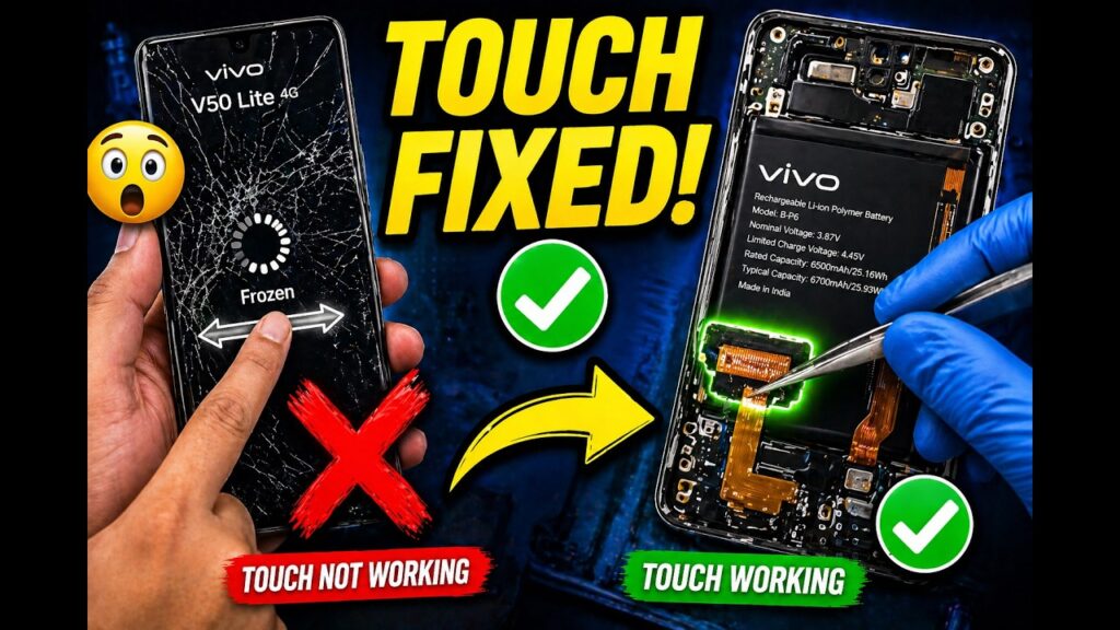 Vivo V50 Lite 4G Touch Screen Problem & 100% Working Solution (Hardware Guide)