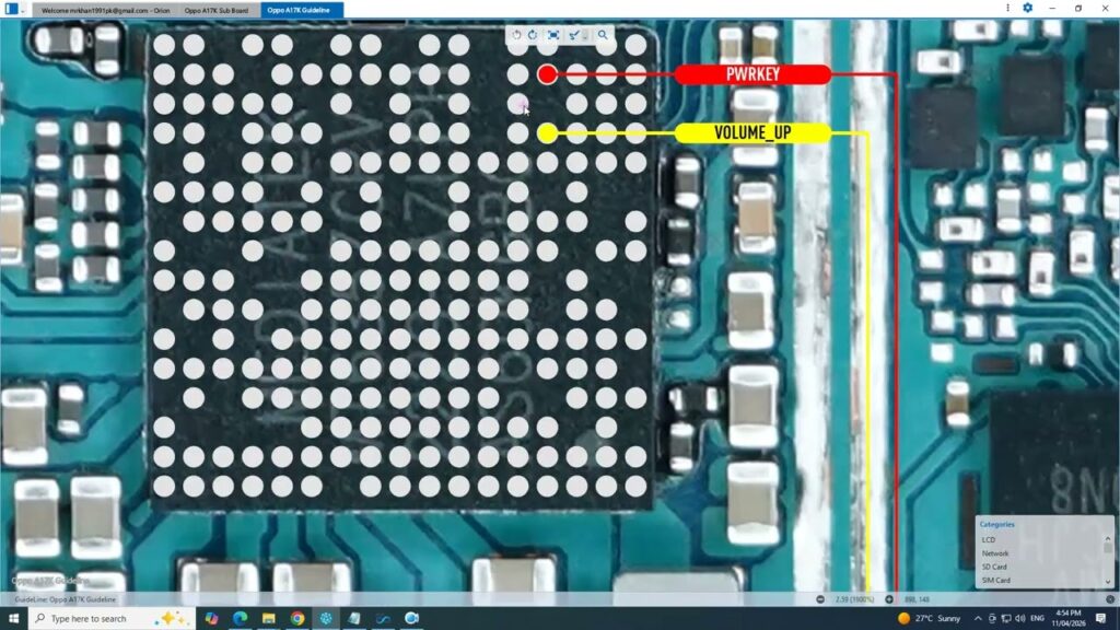 Oppo A17k Power Button & Volume Key Solution | On Off Button Jumper Ways 100% Fix