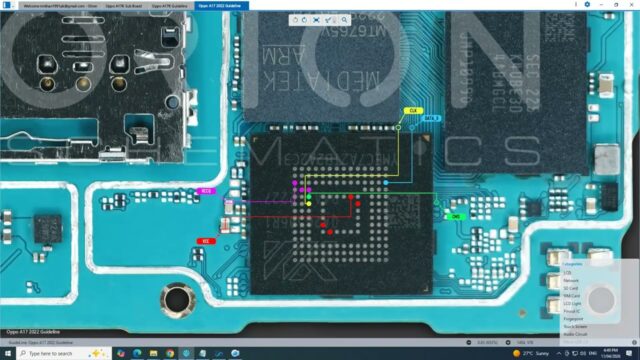 Oppo A17 eMMC ISP Pinout | Oppo A17 2022 (CPH2477) ISP Pinout for Dead Boot Repair
