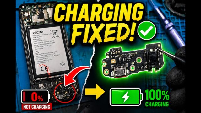Tecno Camon 30 5G Charging Solution | Sub Board Replacement & Mic Fix