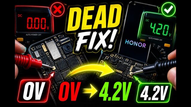Honor 300 Dead Solution: Input Output Voltages & Power IC Repair Guide