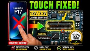 Samsung Galaxy F17 Touch Screen Not Working Solution | Touch Ways & Jumper Repair