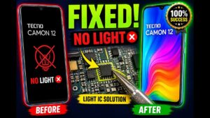 Tecno Camon 12 LCD Light Solution | Display Light Ways & Jumper Repair