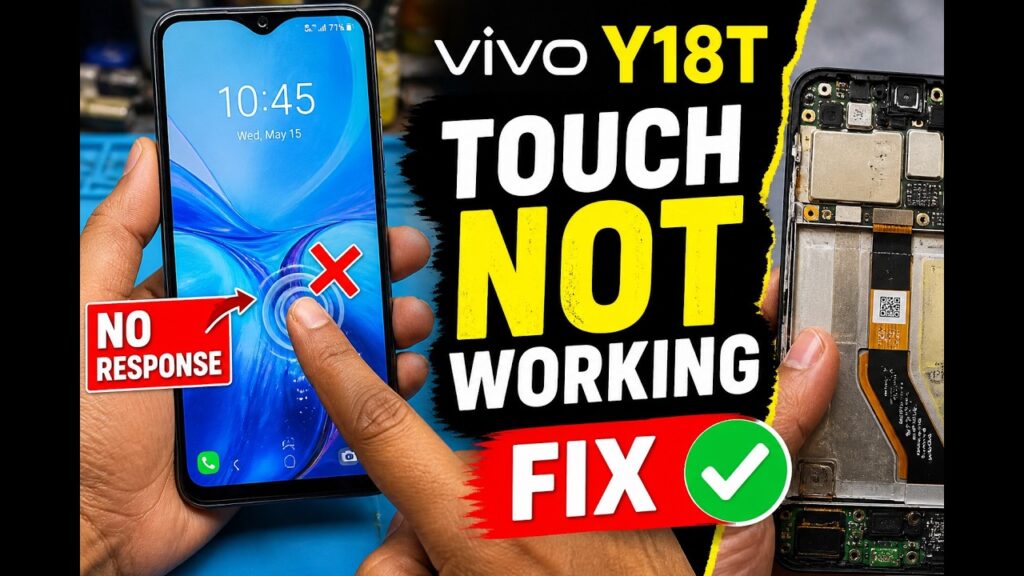 vivo y18t touch screen not working fix