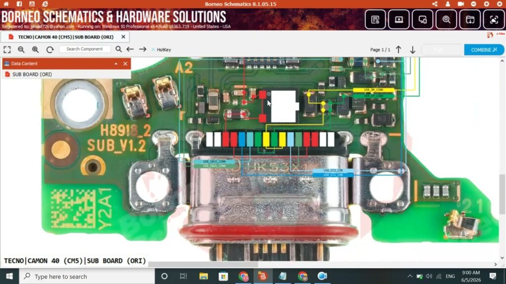 Tecno Camon 40 Sub Board Replacement | Charging Problem Solution & Repair Guide
