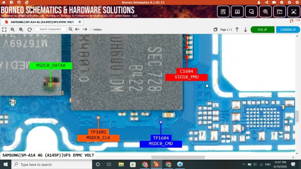 Samsung A14 4G UFS EMMC Pinout for ISP | Easy Hardware Repair Guide