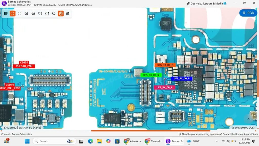 Samsung A34 5G UFS ISP Pinout | Easy ISP Connection Guide for Repair Technicians