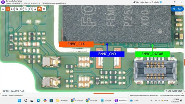 Infinix Smart 10 Plus UFS eMMC Pinout for ISP | Easy Hardware Repair Guide