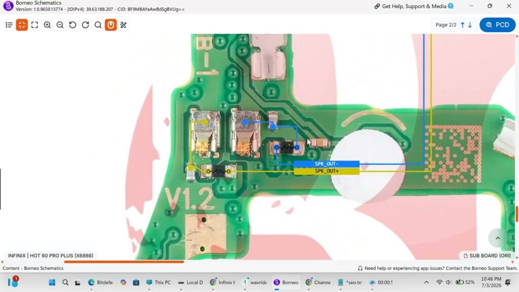 Infinix Hot 60 Pro Plus Sub Board Replacement | Charging Problem Fix | USB Charging Board Repair