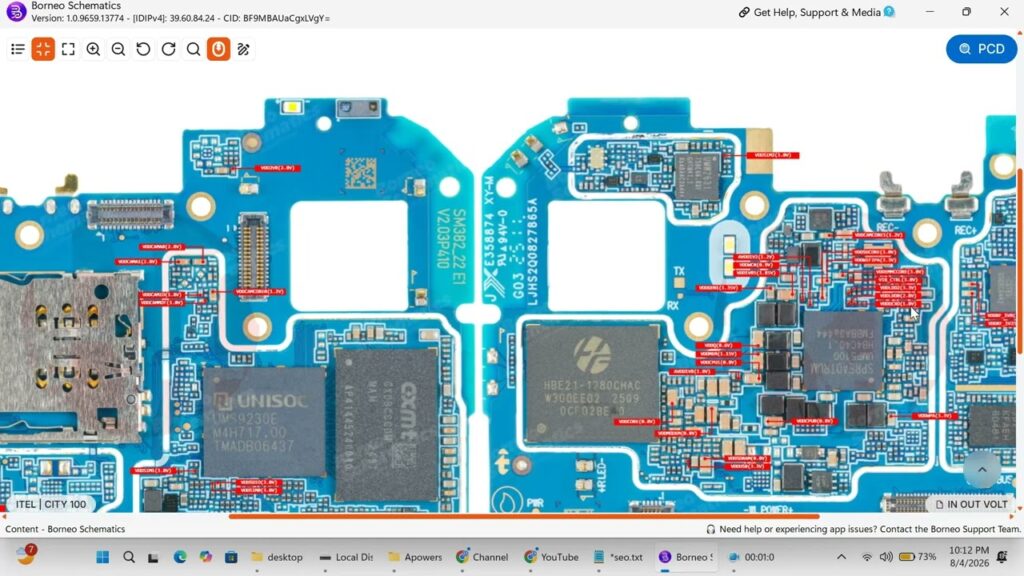 itel City 100 Input Output Voltages Dead Solution Power IC Voltage Repair