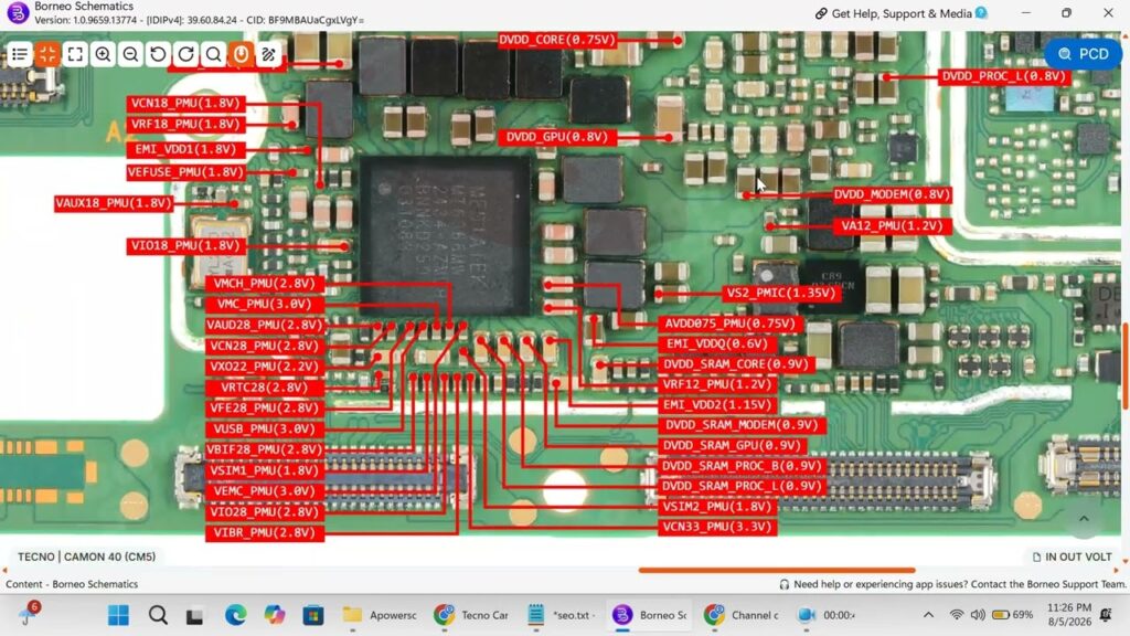 Tecno Camon 40 Dead Solution | Input Output Voltages Check | Hardware Repair Guide