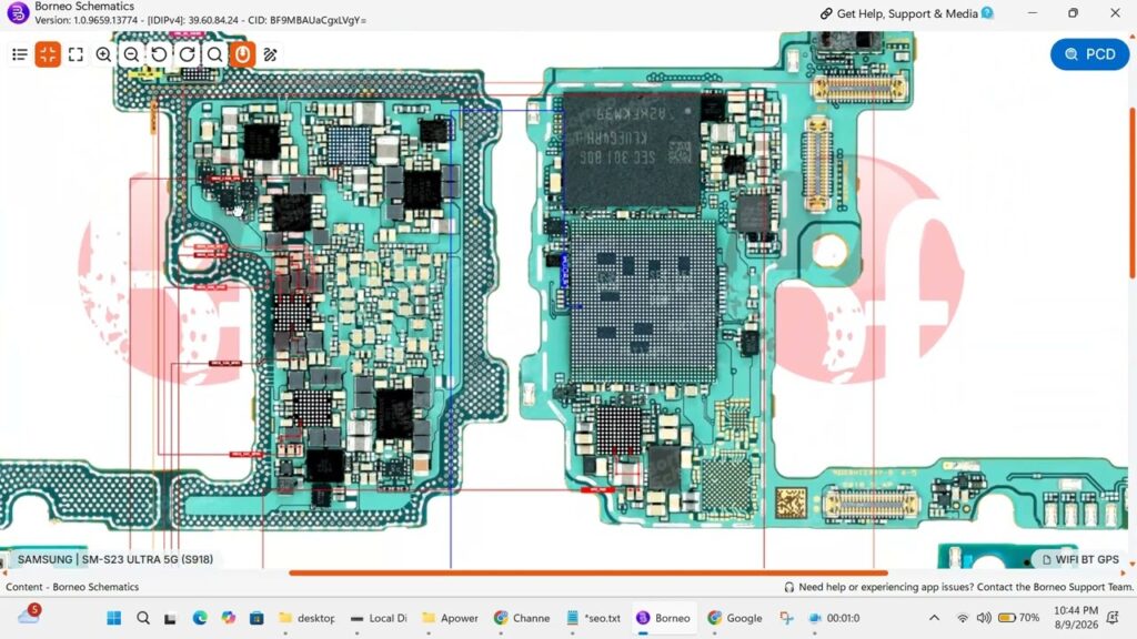 Samsung S23 Ultra WiFi Bluetooth GPS Not Working Fix | Full Hardware Repair Solution