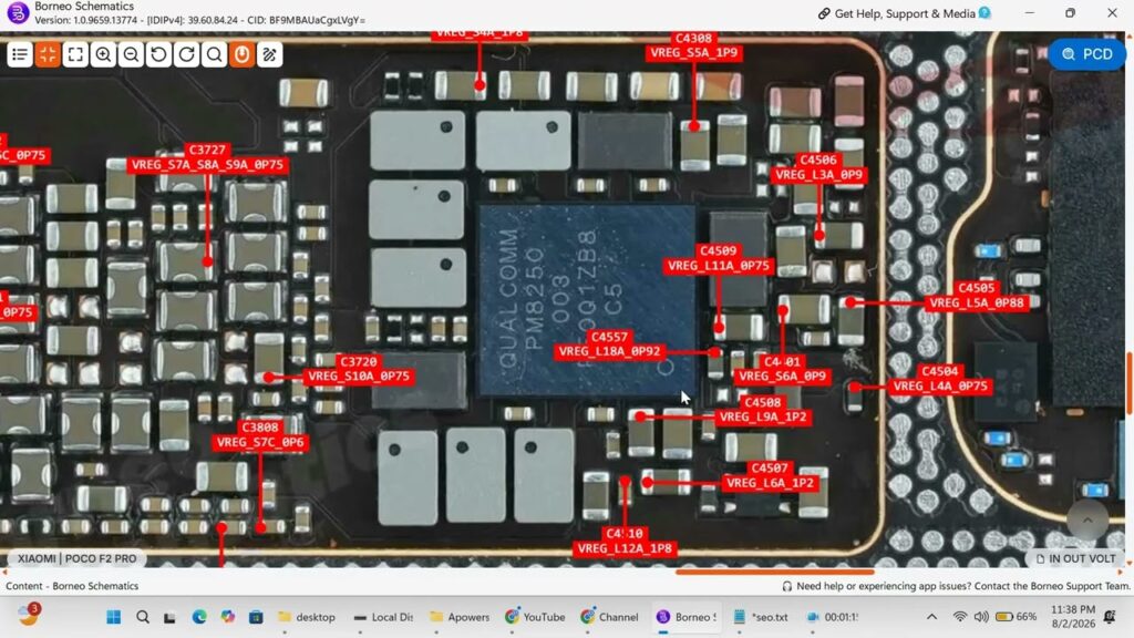 POCO F2 Pro Input Output Voltages Dead Solution | No Power Hardware Repair