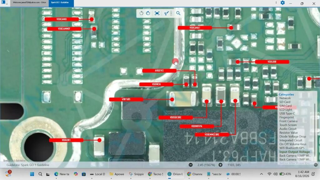 Tecno Spark Go 1 Dead Solution | Input Output Voltages & Power Section Repair