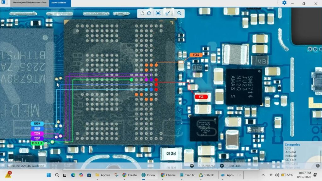 Samsung A24 4G UFS ISP Pinout | UFS ISP Pinout & Memory Repair Guide