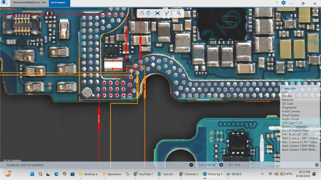Samsung S20 5G Battery Connector Problem Solution | Battery Not Charging & Power Repair