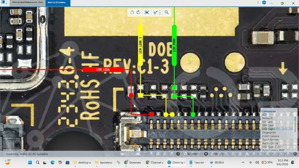 Xiaomi Redmi A3 4G LCD Light Solution | Backlight Not Working Repair