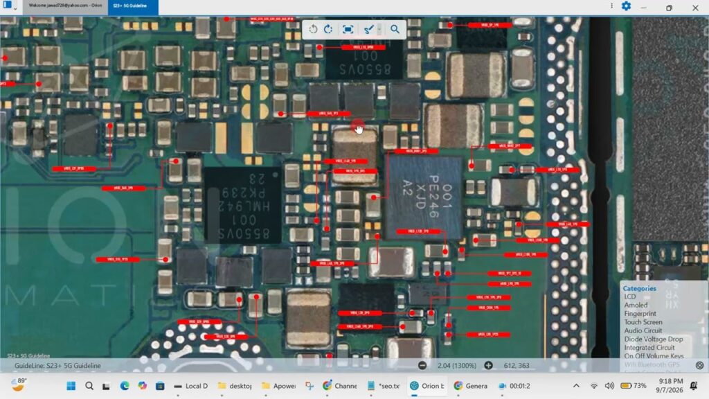 Samsung S23+ 5G Dead? Input Output Voltages & Complete Dead Solution