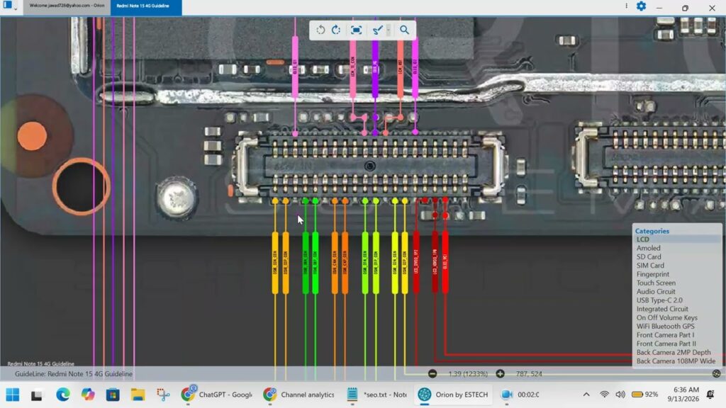 Redmi Note 15 4G Graphics Light LCD Problem Solution | Display Repair