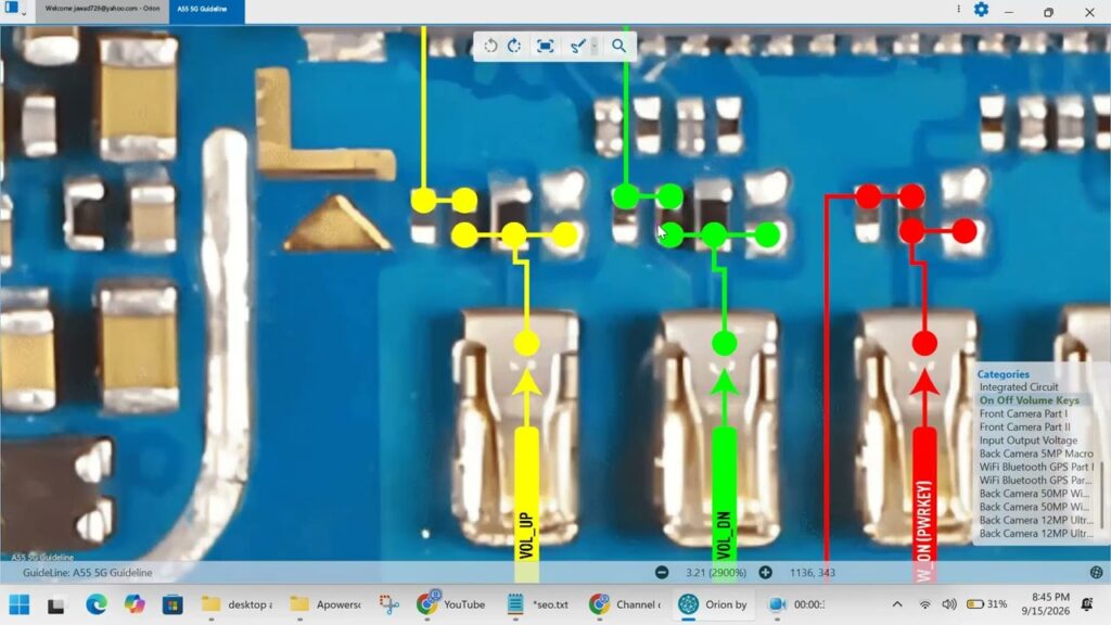 Samsung A55 5G On Off & Volume Keys Problem Solution | Power Button Repair