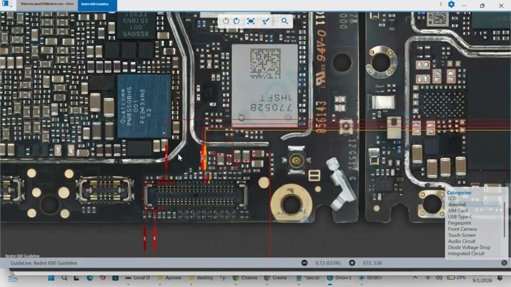 Redmi K80 AMOLED Problem Solution | Display Not Working Repair