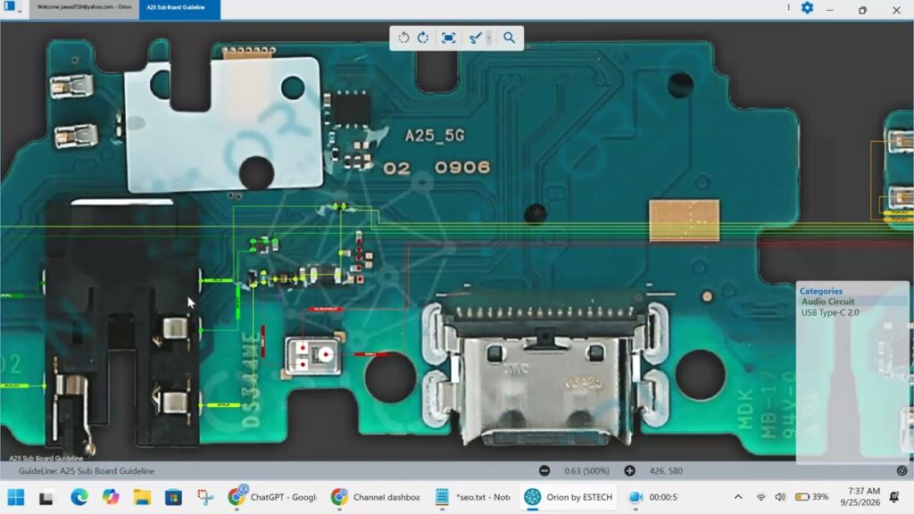 Samsung A25 Sub Board Problem Solution | Charging & USB Not Working Fix