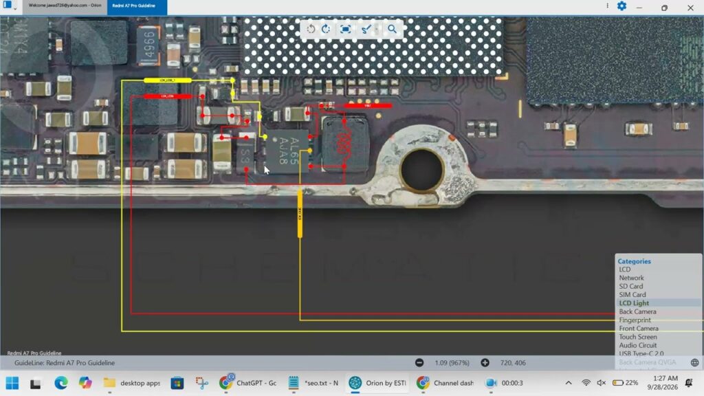 Redmi A7 Pro LCD Light Problem Solution | Display Light Repair & Backlight Fix