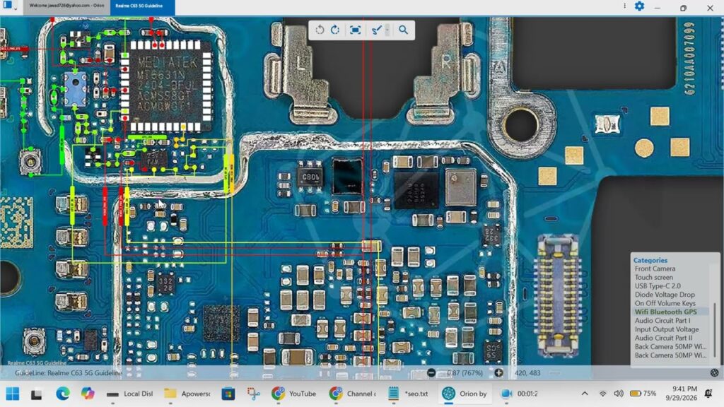 Realme C63 5G WiFi Bluetooth GPS Solution | Network IC Repair